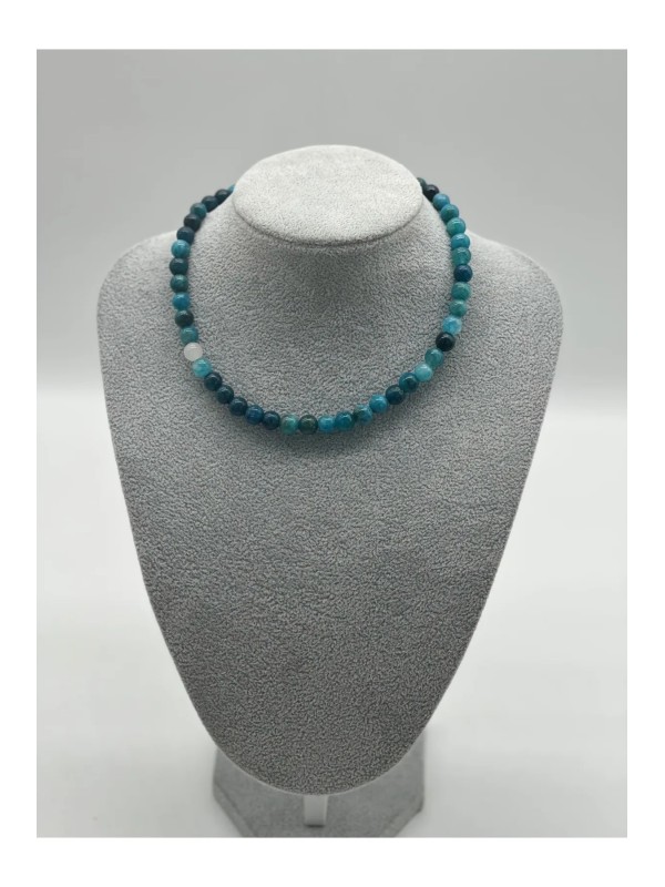 Orijinal Doğal Taş Kolye Apatit Taşı Orijinal Doğal Taş Kolye Apatit Taşı