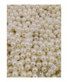 100 Gram 8 mm Krem Plastik İnci - Yaklaşık 350 Adet Plastik İnci
