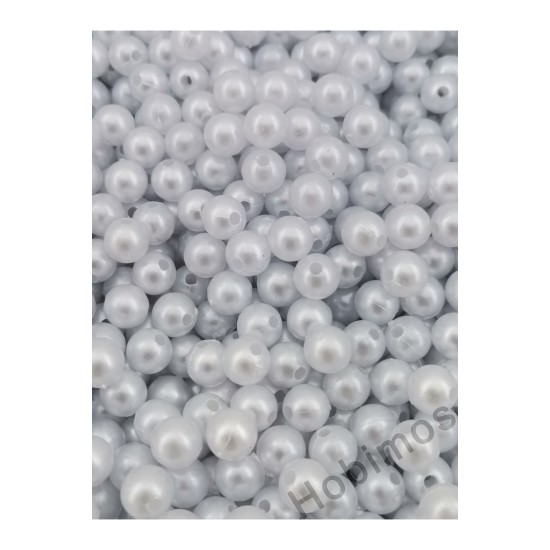 500gr 8mm Beyaz Renk A Kalite Plastik İnci Boncuk, Takı Yapım Boncuğu - Toptan 500gr 8mm Beyaz Renk A Kalite Plastik İnci Boncuk, Takı Yapım Boncuğu - Toptan