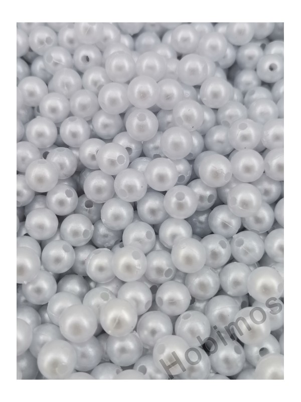 100 Gram 8 mm Beyaz Plastik İnci - Yaklaşık 330 Adet Plastik İnci 100 Gram 8 mm Beyaz Plastik İnci - Yaklaşık 330 Adet Plastik İnci