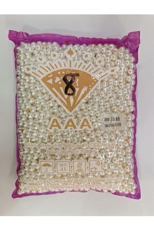 500 Gram 8 mm Krem Lux Kaplama Plastik İnci Boncuk - Takı Yapım Boncuğu 500 Gram 8 mm Krem Lux Kaplama Plastik İnci Boncuk - Takı Yapım Boncuğu