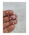 500 Adet 4 mm Beyaz Yarım İnci Boncuk - Küçük Boy Yarım İnci Boncuk