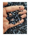 500 Adet 4 mm Siyah Küçük Yarım İnci Boncuk - Deliksiz Yapıştırılabilir Süsleme Boncuğu