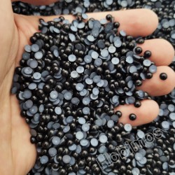 250 Adet 4 mm Siyah Küçük Yarım İnci Boncuk - Deliksiz Yapıştırılabilir Süsleme Boncuğu 250 Adet 4 mm Siyah Küçük Yarım İnci Boncuk - Deliksiz Yapıştırılabilir Süsleme Boncuğu