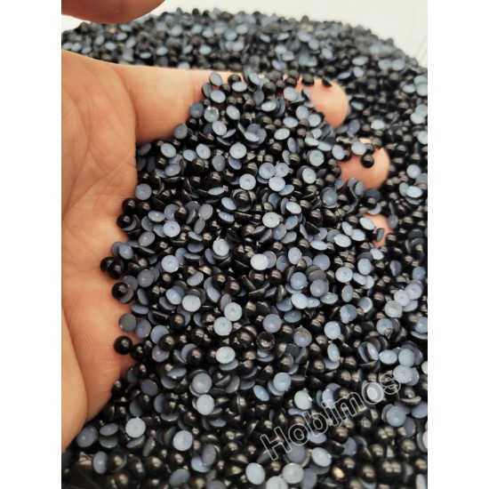 250 Adet 4 mm Siyah Küçük Yarım İnci Boncuk - Deliksiz Yapıştırılabilir Süsleme Boncuğu 250 Adet 4 mm Siyah Küçük Yarım İnci Boncuk - Deliksiz Yapıştırılabilir Süsleme Boncuğu