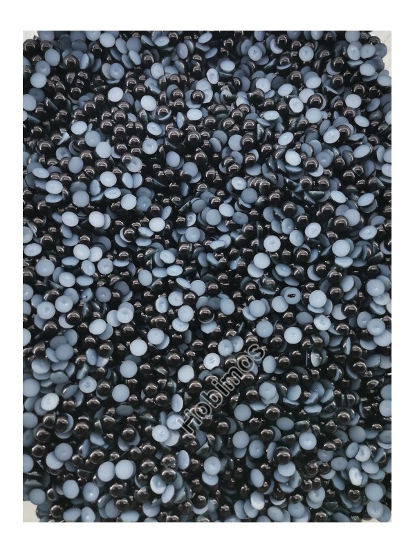 500 Adet 6 mm Siyah Yarım İnci - Deliksiz Yapıştırılabilir Süsleme İnci Boncuk 500 Adet 6 mm Siyah Yarım İnci - Deliksiz Yapıştırılabilir Süsleme İnci Boncuk