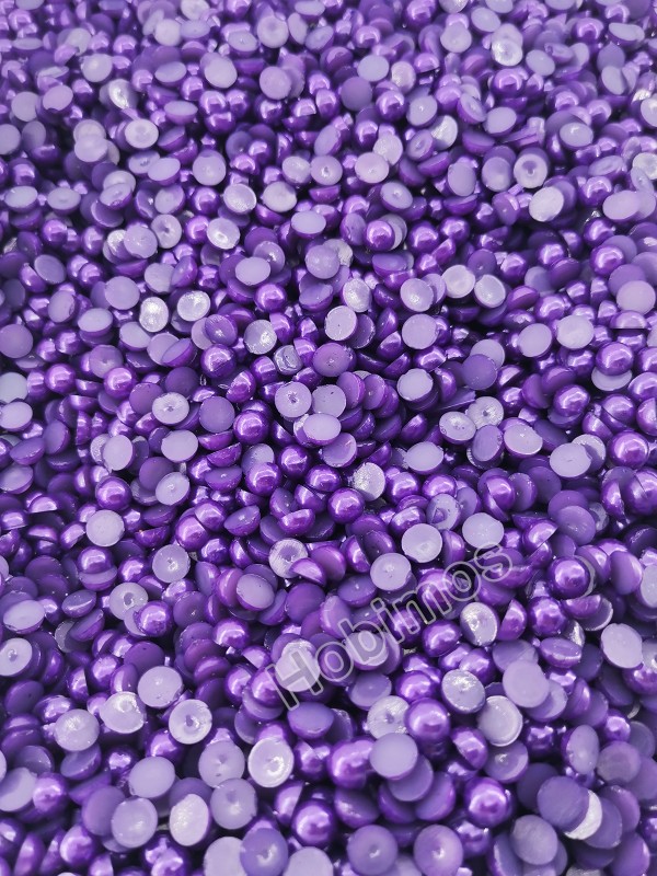 250 Adet 6 mm Mor Yarım İnci - Deliksiz Yapıştırılabilir Süsleme İnci Boncuk 250 Adet 6 mm Mor Yarım İnci - Deliksiz Yapıştırılabilir Süsleme İnci Boncuk