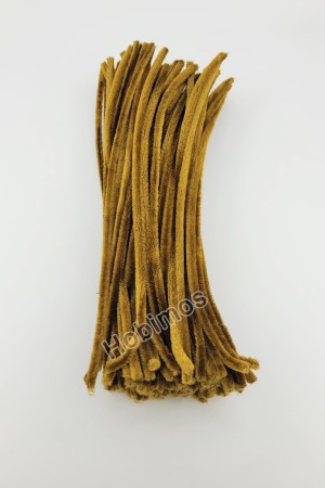 20 Adet Camel Renkli Şönil 30cm, Tüylü Peluş Kadife Tel, Oyuncak, El İşi, Çiçek, Süsleme