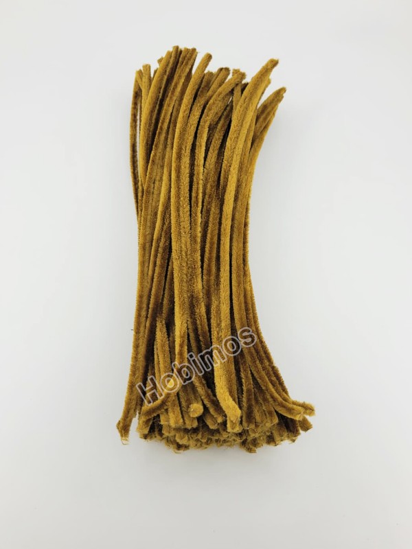 20 Adet Camel Renkli Şönil 30cm, Tüylü Peluş Kadife Tel, Oyuncak, El İşi, Çiçek, Süsleme
