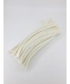 20 Adet Krem Şönil 30cm, Tüylü Peluş Kadife Tel, Oyuncak, El İşi, Çiçek, Süsleme