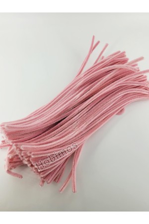 20 Adet Pudra Şönil 30cm, Tüylü Peluş Kadife Tel, Oyuncak, El İşi, Çiçek, Süsleme