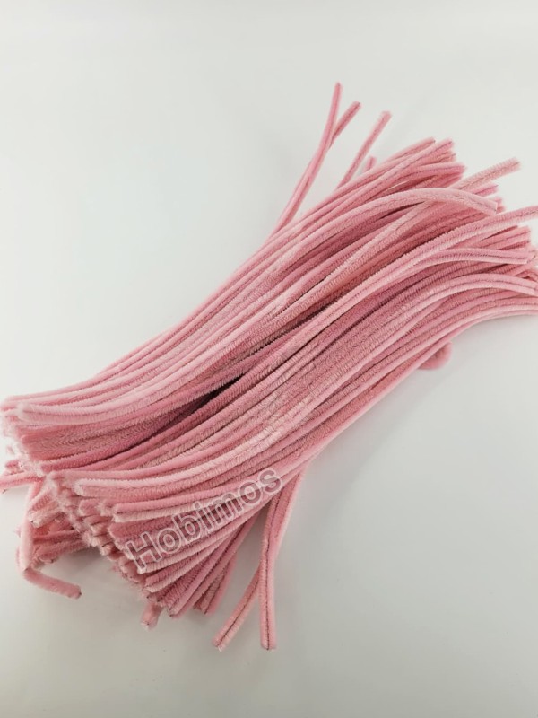 20 Adet Pudra Şönil 30cm, Tüylü Peluş Kadife Tel, Oyuncak, El İşi, Çiçek, Süsleme