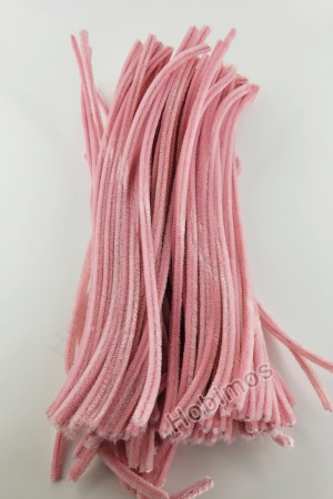 20 Adet Pudra Şönil 30cm, Tüylü Peluş Kadife Tel, Oyuncak, El İşi, Çiçek, Süsleme