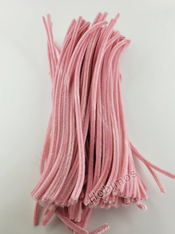 20 Adet Pudra Şönil 30cm, Tüylü Peluş Kadife Tel, Oyuncak, El İşi, Çiçek, Süsleme
