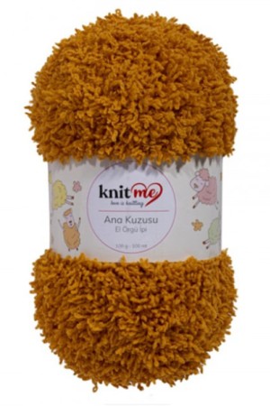 756 Hardal Ana Kuzusu Battaniye Hırka El Örgü İpi 100 Gr.100 Mt.  