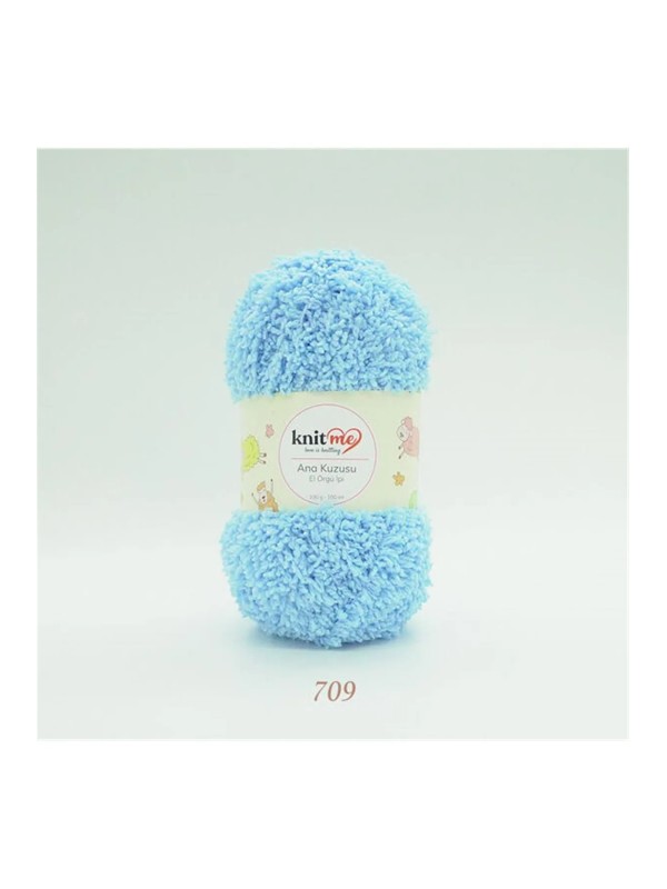 709 Açık Mavi Ana Kuzusu Battaniye Hırka El Örgü İpi 100 Gr.100 Mt. 709 Açık Mavi Ana Kuzusu Battaniye Hırka El Örgü İpi 100 Gr.100 Mt.