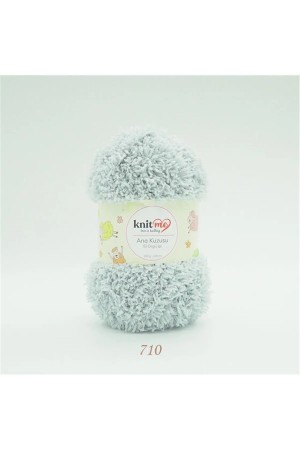 710 Duman Gri Ana Kuzusu Battaniye Hırka El Örgü İpi 100 Gr.100 Mt. 710 Duman Gri Ana Kuzusu Battaniye Hırka El Örgü İpi 100 Gr.100 Mt.