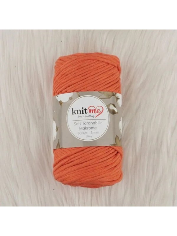 Knit Me Soft Taranabilir Makrome İpi 60 kat 3 mm 10503