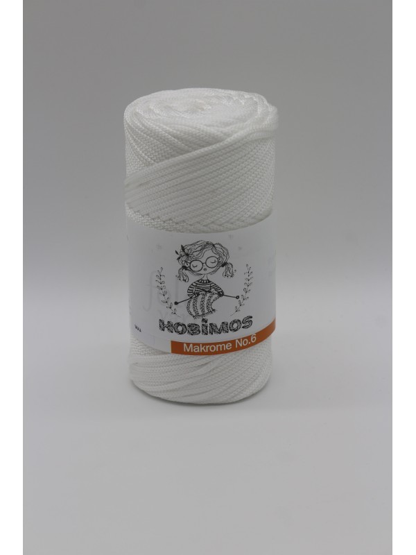 250 Gram 115 Metre Polyester Makrome İpi 4mm No:6 