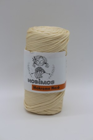 250 Gram 115 Metre Polyester Makrome İpi 4mm No:6 