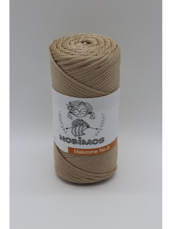 250 Gram 115 Metre Polyester Makrome İpi 4mm No:6 