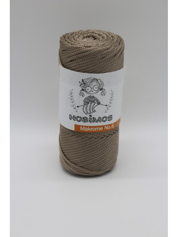 250 Gram 115 Metre Polyester Makrome İpi 4mm No:6 