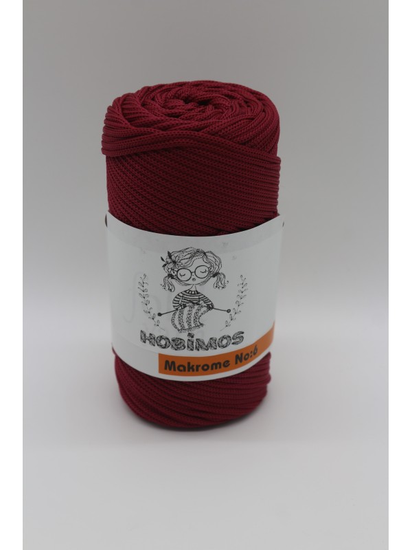 250 Gram 115 Metre Polyester Makrome İpi 4mm No:6 