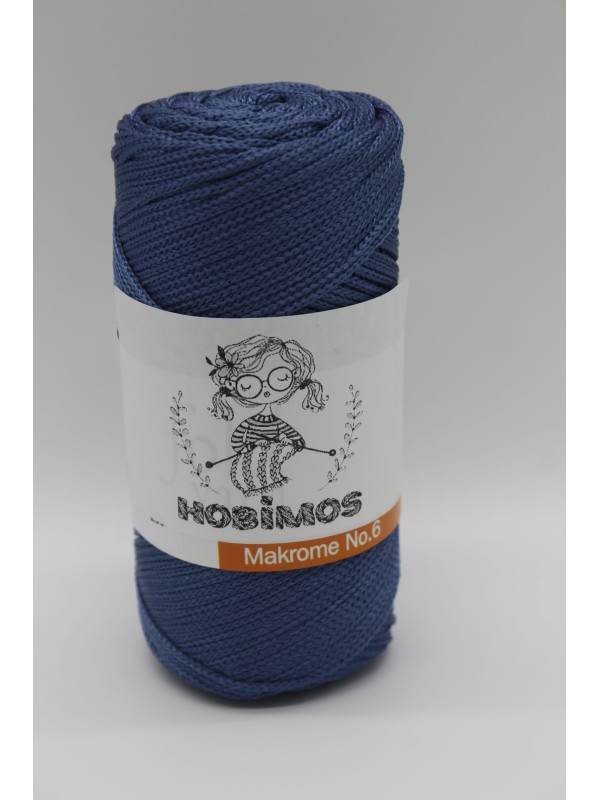 250 Gram 115 Metre Polyester Makrome İpi 4mm No:6 