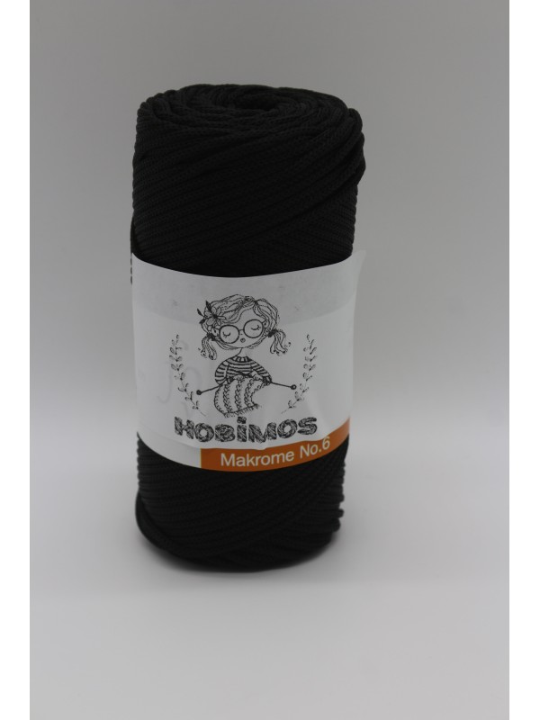 250 Gram 115 Metre Polyester Makrome İpi 4mm No:6 