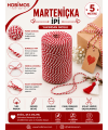Kırmızı Beyaz Marteniçka İpi, Şans, Bileklik, Mart İpi, Hediye Paketleme İpi Kırmızı Beyaz Marteniçka İpi, Şans, Bileklik, Mart İpi, Hediye Paketleme İpi