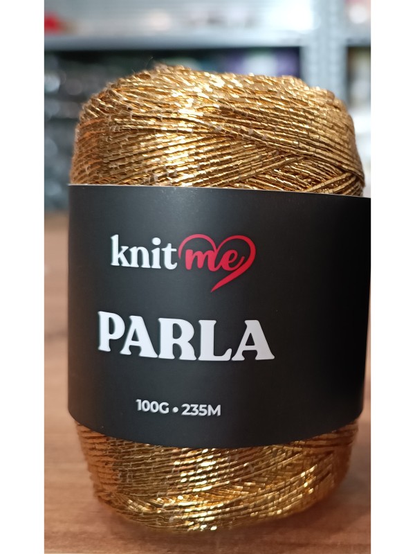 Parla Gold Renk 100 Gram 235 Metre Simli İp - Paketleme İpi - Süs İpi