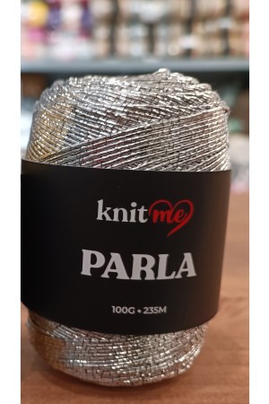 Parla Gümüş Renk 100 Gram 235 Metre Simli İp - Paketleme İpi - Süs İpi
