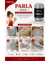 Parla Gümüş Renk 100 Gram 235 Metre Simli İp - Paketleme İpi - Süs İpi Parla Gümüş Renk 100 Gram 235 Metre Simli İp - Paketleme İpi - Süs İpi