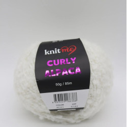 01 Beyaz - Alpaca Ve Yün Karışımlı Kıvırcık Dokulu Yumuşak Peluş İp