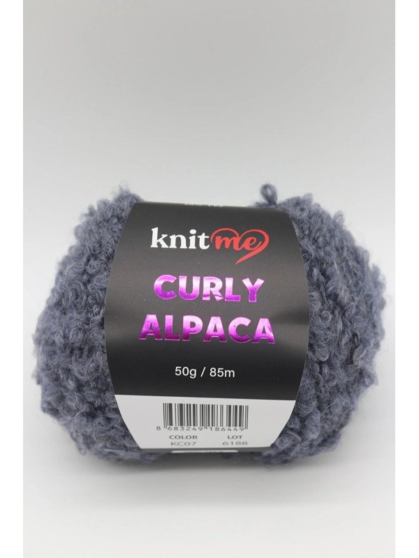 07 Denim - Alpaca Ve Yün Karışımlı Kıvırcık Dokulu Yumuşak Peluş İp 07 Denim - Alpaca Ve Yün Karışımlı Kıvırcık Dokulu Yumuşak Peluş İp