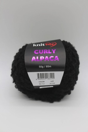 12 Siyah - Alpaca Ve Yün Karışımlı Kıvırcık Dokulu Yumuşak Peluş İp 12 Siyah - Alpaca Ve Yün Karışımlı Kıvırcık Dokulu Yumuşak Peluş İp