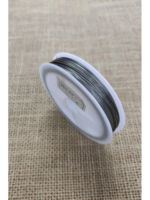 0,45 mm Çelik Tel, 25-30 Metre Hayalet Tel, Takı Teli