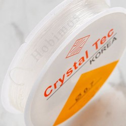 0,7 mm Şeffaf Lastikli Silikon Misina- Elişi Takı Aksesuar Esnek Lastik Misine İpi