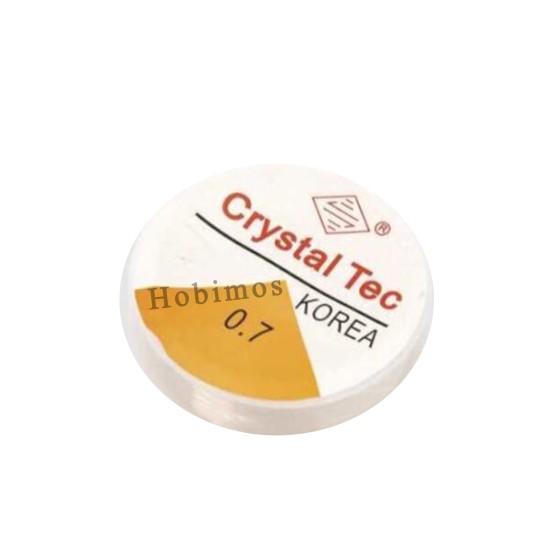 0,7 mm Şeffaf Lastikli Silikon Misina- Elişi Takı Aksesuar Esnek Lastik Misine İpi