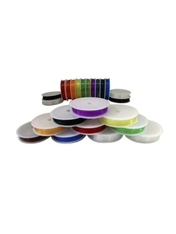 10 Adet 0,8 mm Renkli Esnek Bileklik İpi Lastik Misina