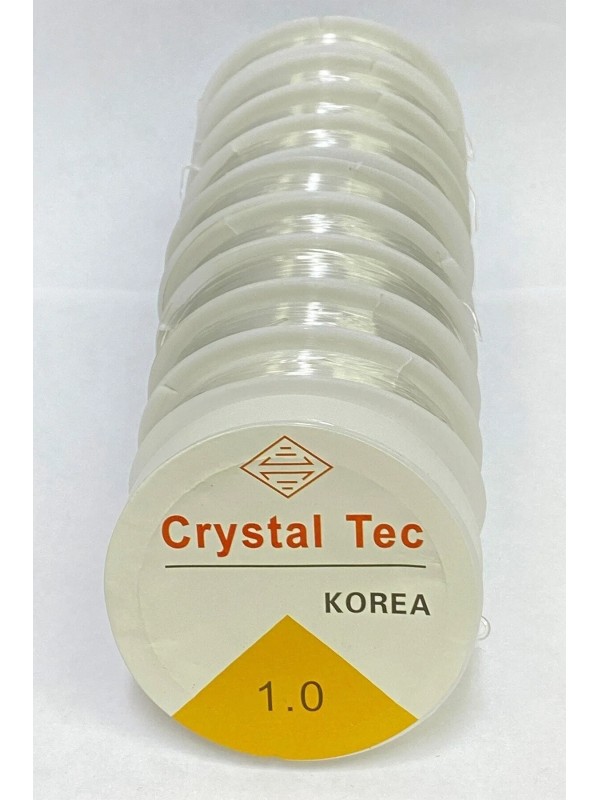 10 Adet 1,0 mm Şeffaf Lastikli Silikon Misina- Elişi Takı Aksesuar Esnek Lastik Misine İpi