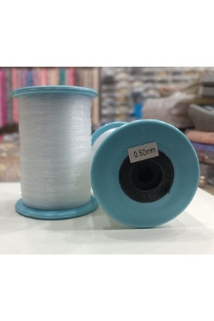 0,60 mm Lastiksiz Şeffaf Düz Misina İpi (Kristal, İnci Çanta ve Aksesuar Yapımına Uygundur)