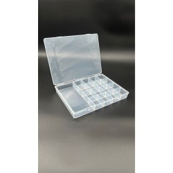 Hobi ve Boncuk Kutusu Büyük Boy 17 Bölmeli 25x18 cm