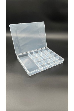 Hobi ve Boncuk Kutusu Büyük Boy 17 Bölmeli 25x18 cm