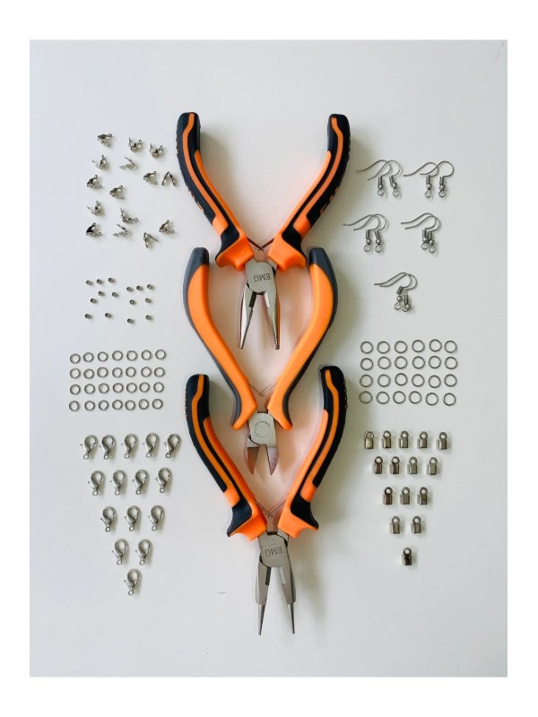 3lü Penseli ve Aparatlı Takı Yapım Pense Seti - Takı Yapım Başlangıç Seti 3lü Penseli ve Aparatlı Takı Yapım Pense Seti - Takı Yapım Başlangıç Seti