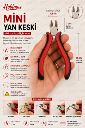 Mini Hobi Yan Keski 4.5" Inç 110 Mm - Hobi, Takı, Aksesuar Yan Keski Mini Hobi Yan Keski 4.5" Inç 110 Mm - Hobi, Takı, Aksesuar Yan Keski