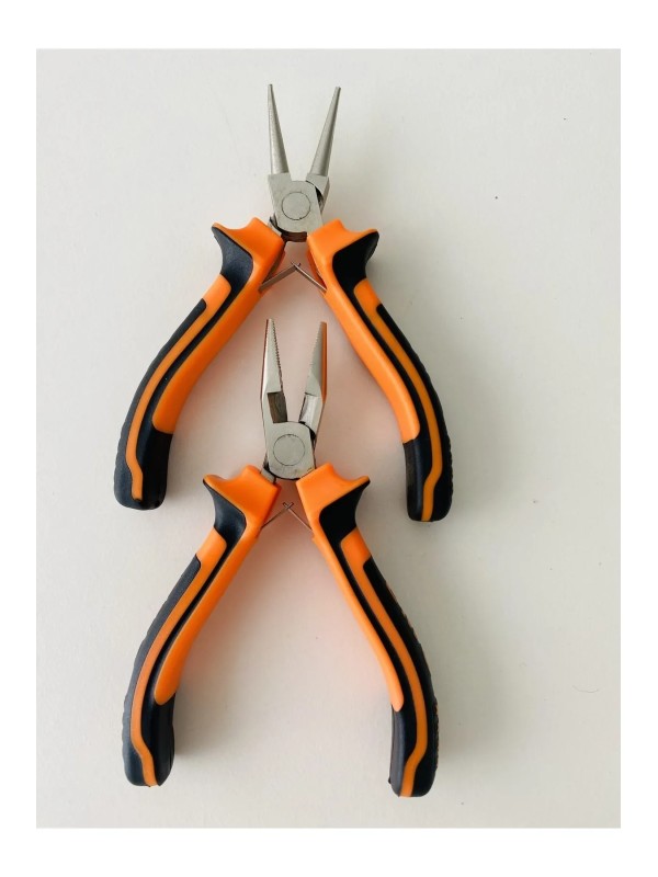 2'li Hobi Pense Seti - Kıvırma Pensesi ve Kargaburun Pense Seti