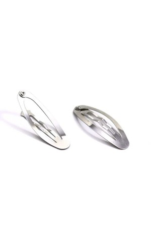 50 Adet 5 cm Nikel Kaplama Çıt Çıt Toka Gümüş Renk