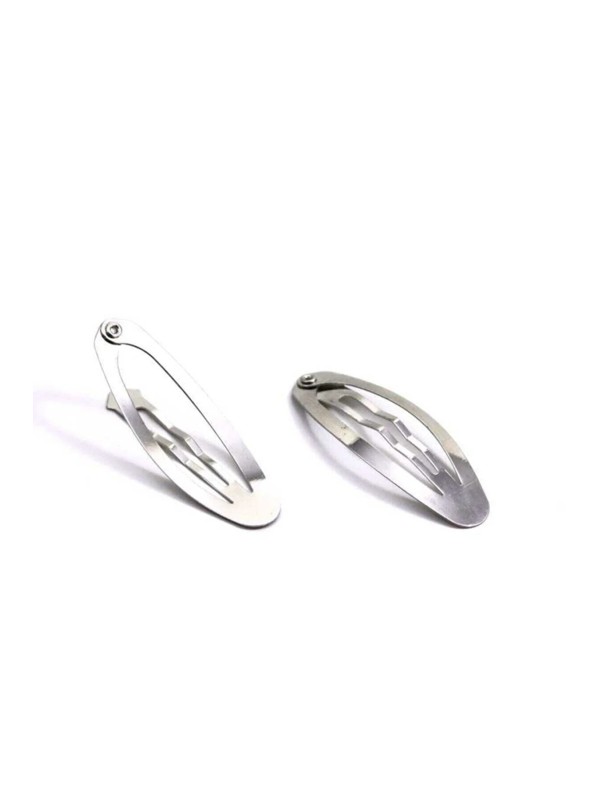 250 Adet 5 cm Nikel Kaplama Çıt Çıt Toka Gümüş Renk 