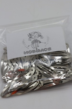 35 Adet 6 Cm Nikel Kaplama Çıtçıt Toka Gümüş Renk 35 Adet 6 Cm Nikel Kaplama Çıtçıt Toka Gümüş Renk